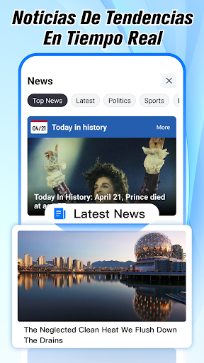 Captura de pantalla de Open Browser - Smart & Safe