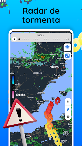 Captura de pantalla de Radar meteorológico en vivo
