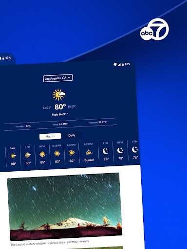 Captura de pantalla de ABC7 Los Angeles