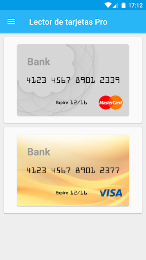 Captura de pantalla de Lector de tarjetas Pro (EMV)