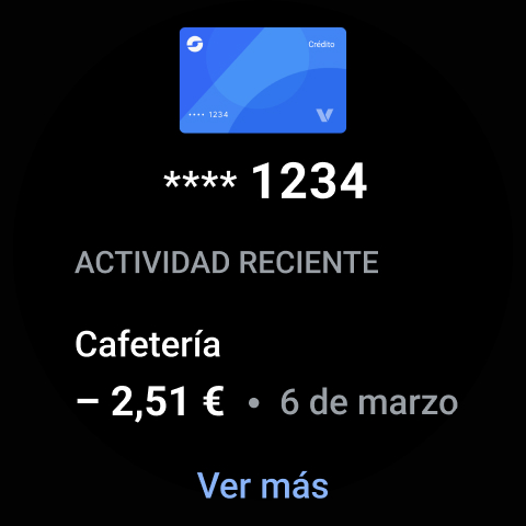 Captura de pantalla de Google Wallet