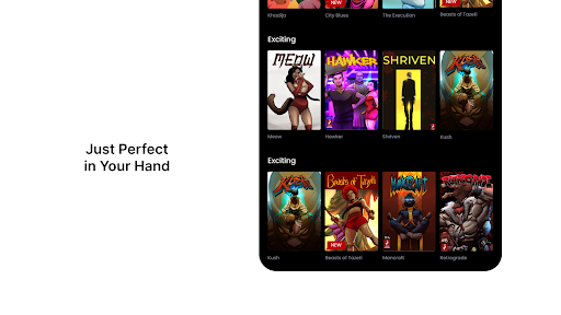 Captura de pantalla de Zebra Comics: Webtoons & Manga
