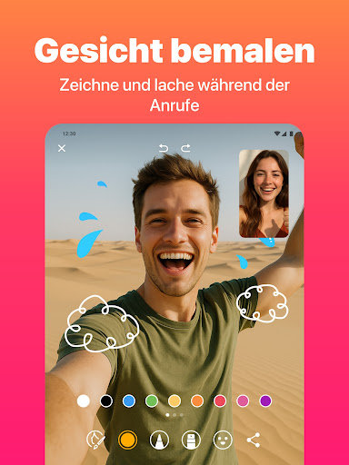 JusTalk - Video-Chat & Anrufe Screenshot