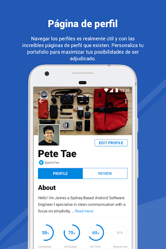 Captura de pantalla de Freelancer: Hire & Find Jobs