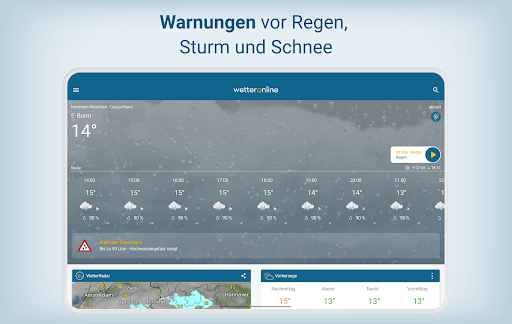 Wetter Online - RegenRadar Screenshot