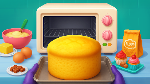 Captura de pantalla de Cake Maker DIY: Baking Games