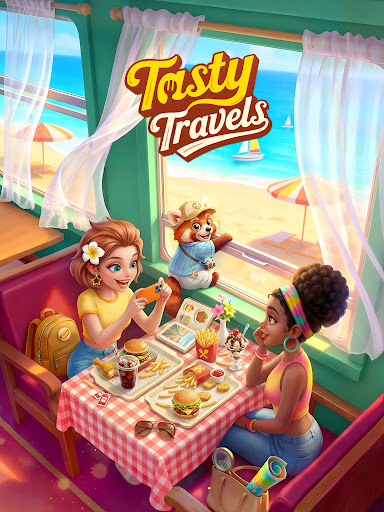 Captura de pantalla de Tasty Travels: Merge Game