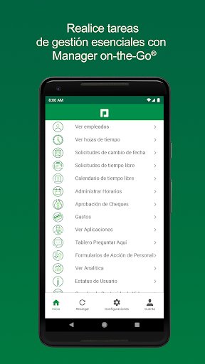 Captura de pantalla de Paycom