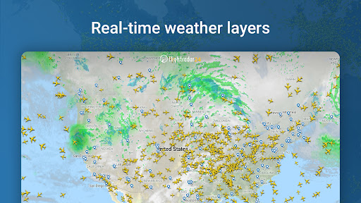 Captura de pantalla de Flightradar24 Flight Tracker
