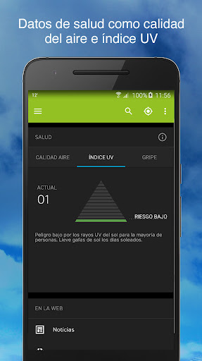 Captura de pantalla de Tiempo- Weather Underground