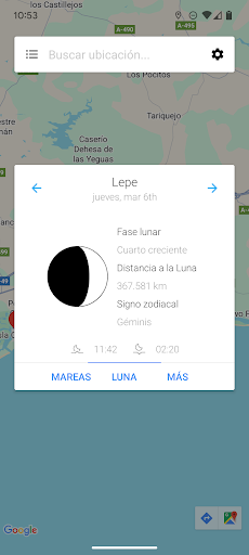 Captura de pantalla de Mis Horarios de Mareas