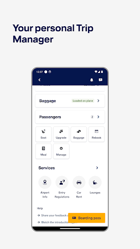 Captura de pantalla de Lufthansa