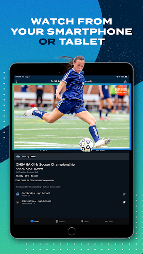 Captura de pantalla de NFHS Network