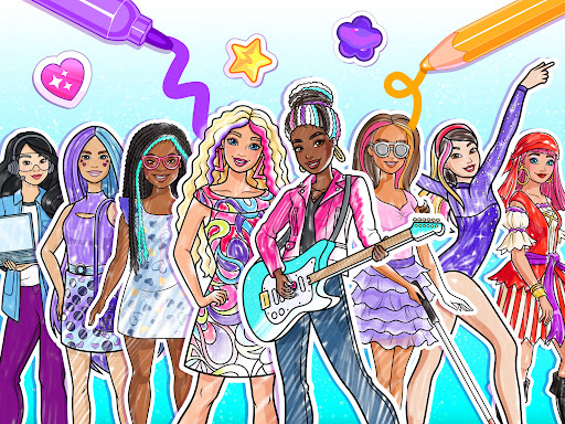 Barbie Farbkreationen Screenshot
