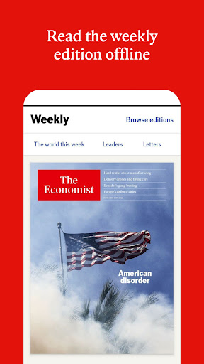 Captura de pantalla de The Economist - World News
