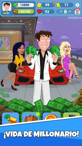 Captura de pantalla de Idle Guy: Inactivo millonario