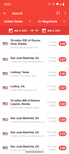 My Earthquake Alerts Pro Screenshot
