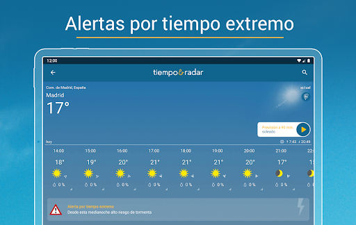 Captura de pantalla de Tiempo & Radar