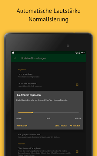 LibriVox Hörbücher Screenshot