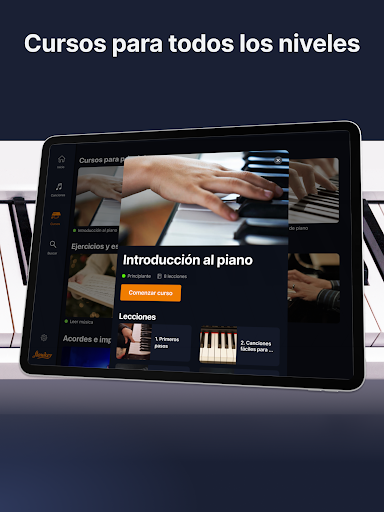 Captura de pantalla de flowkey: Aprende piano