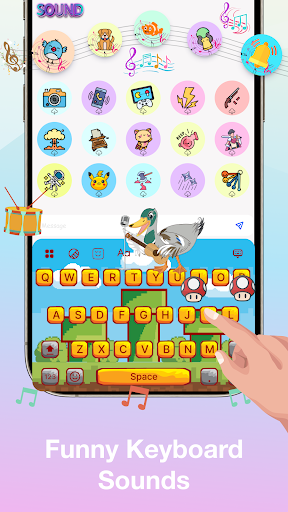 Captura de pantalla de Emoji Keyboard: Fonts & Themes