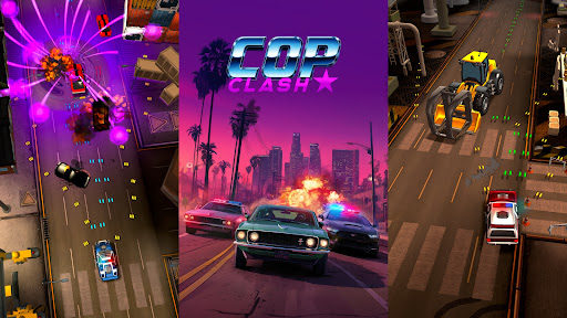 Captura de pantalla de Cop Clash: Police Car Shooter