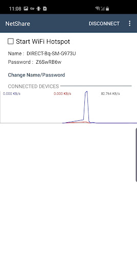Captura de pantalla de NetShare - no-root-tethering
