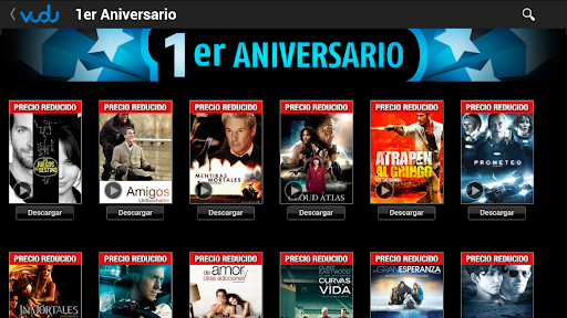 Captura de pantalla de VUDU - Películas HDX