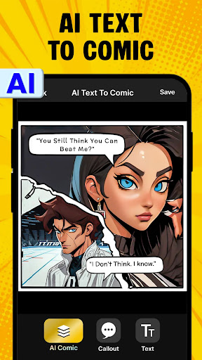 Comic-Comic-Hersteller Screenshot