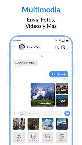 Captura de pantalla de Mensajes : SMS & Chat privado