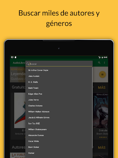 Captura de pantalla de AudioLibros