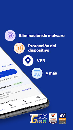 Captura de pantalla de Malwarebytes - VPN y antivirus