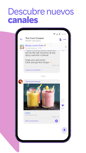 Captura de pantalla de Rakuten Viber Messenger
