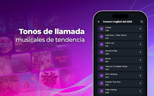 Captura de pantalla de Tono De Llamadas - Ringtones