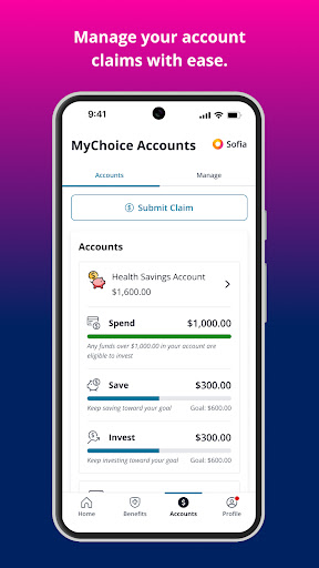 Captura de pantalla de MyChoice Benefits