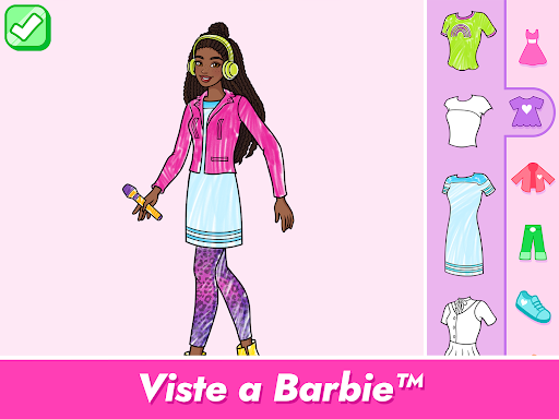 Captura de pantalla de Barbie Crea y Colorea