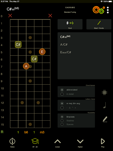 Captura de pantalla de Oolimo Guitar Chords