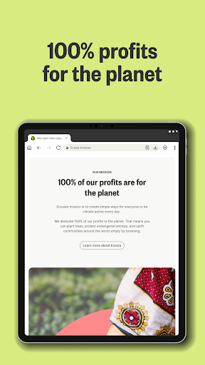 Ecosia: Search to plant trees screenshot