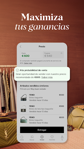 Captura de pantalla de Vestiaire Co Moda Segunda Mano