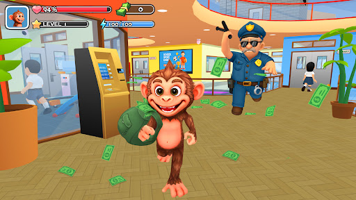Monkey Student: School Prank screenshot