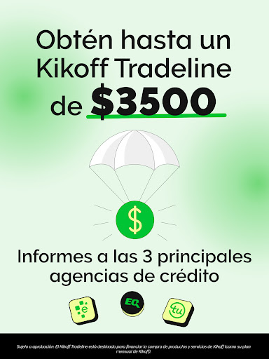 Captura de pantalla de Kikoff: Construir Crédito