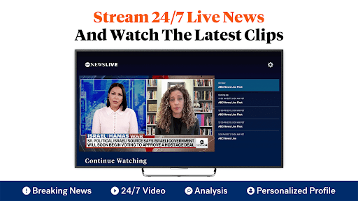 Captura de pantalla de ABC News: Breaking News Live