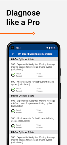 OBD Auto Doctor car scanner screenshot