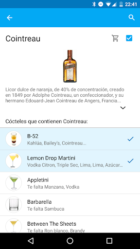 Captura de pantalla de Mi bar de cócteles Pro