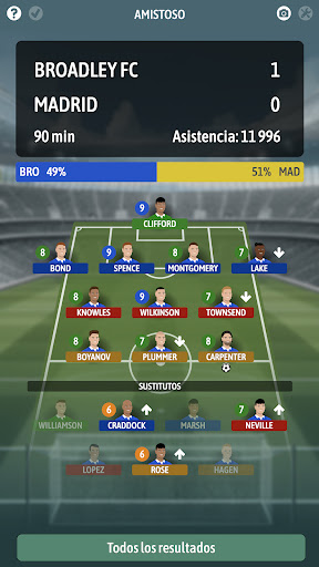 Captura de pantalla de Football Chairman Pro 2
