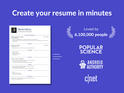 Resume Builder - CV Engineer screenshot