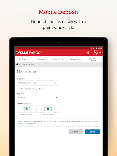 Captura de pantalla de Wells Fargo Mobile®