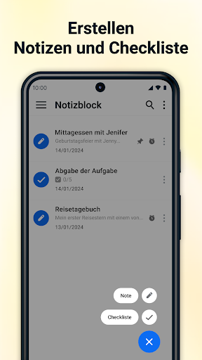 Notizblock: Notizen, Notizbuch Screenshot