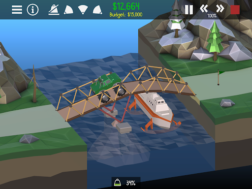 Captura de pantalla de Poly Bridge 2