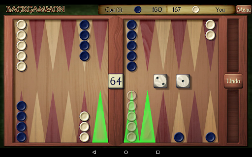 Captura de pantalla de Backgammon Pro